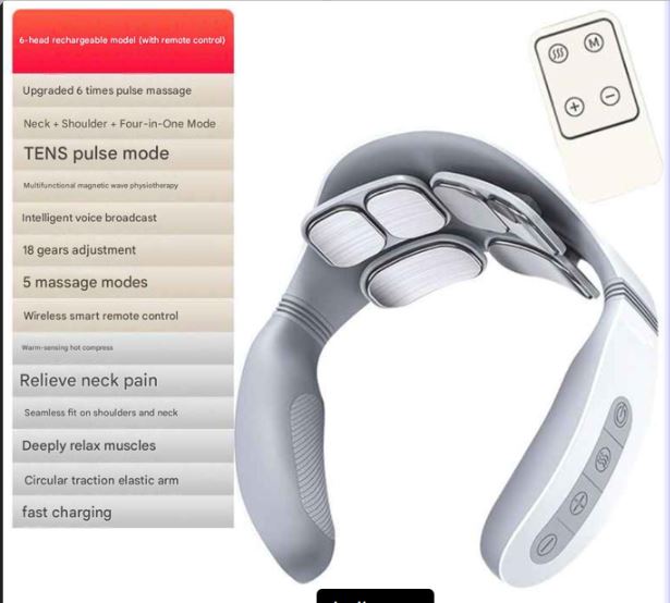 Masajeador de cuello para ponerle remedio a tu dolor