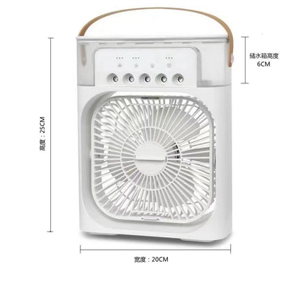 Ventilador Enfriador de Aire Portátil 3 en 1 – Mini AC para Habitación, Oficina y Coche | Refrigeración Rápida + Humidificador | Envío desde EE. UU. 🇺🇸 | ¡Súper Ventas en TikTok y Amazon!