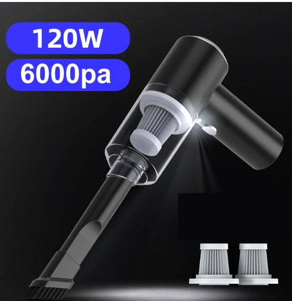Aspirador de Coche Inalámbrico 120W