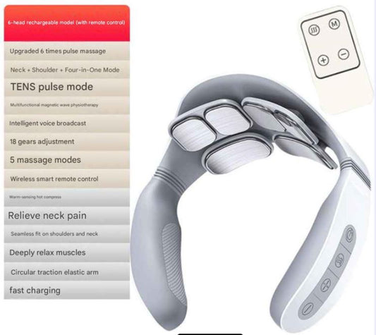 Masajeador de cuello para ponerle remedio a tu dolor