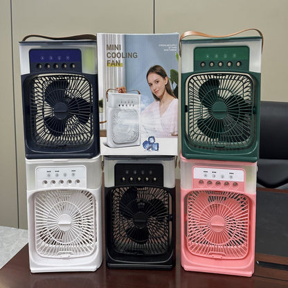 Ventilador Enfriador de Aire Portátil 3 en 1 – Mini AC para Habitación, Oficina y Coche | Refrigeración Rápida + Humidificador | Envío desde EE. UU. 🇺🇸 | ¡Súper Ventas en TikTok y Amazon!