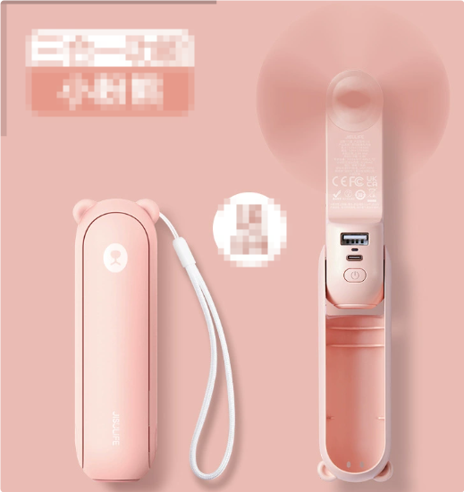 Ventilador Portátil Plegable de Mano Mini USB – Ventilador Recargable Portátil para Exteriores