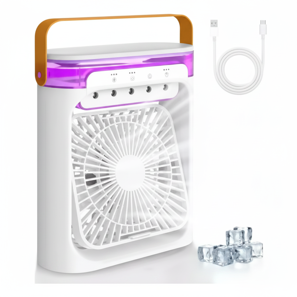 CoolWave – Ventilador Portátil de Aire Frío 3 en 1