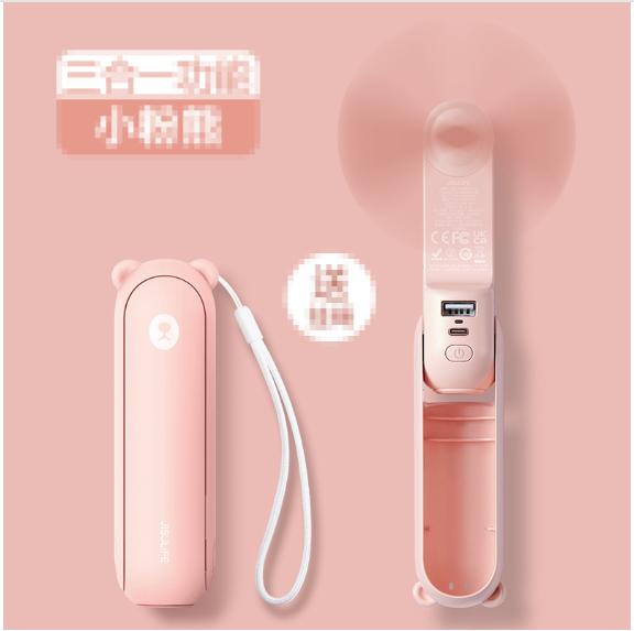 Ventilador Portátil Plegable de Mano Mini USB – Ventilador Recargable Portátil para Exteriores