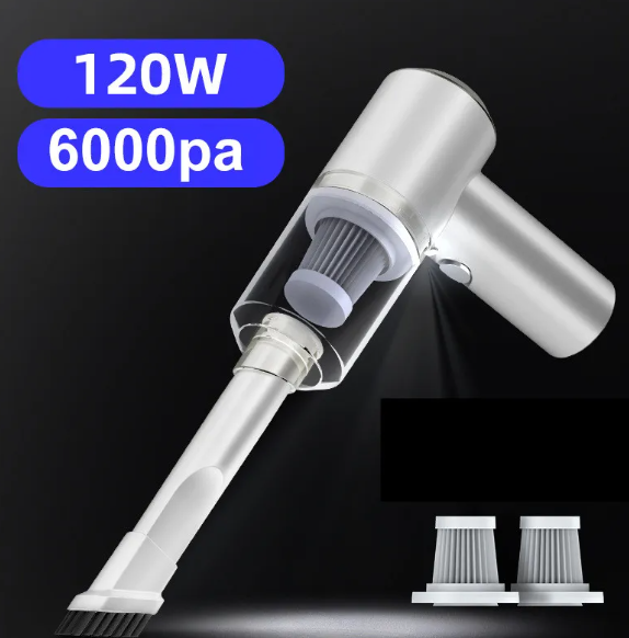 Aspirador de Coche Inalámbrico 120W