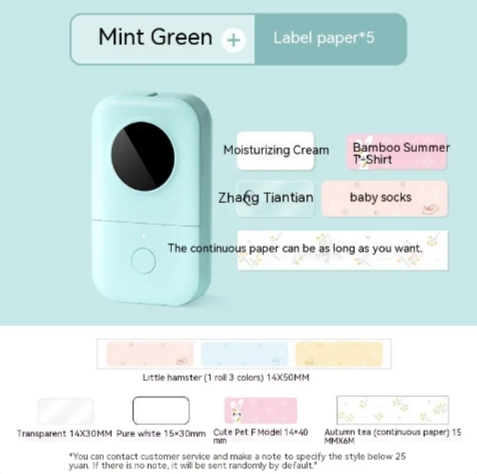 Impresora de Etiquetas Térmica Portátil SmartPrint Mini