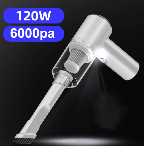 Aspirador de Coche Inalámbrico 120W