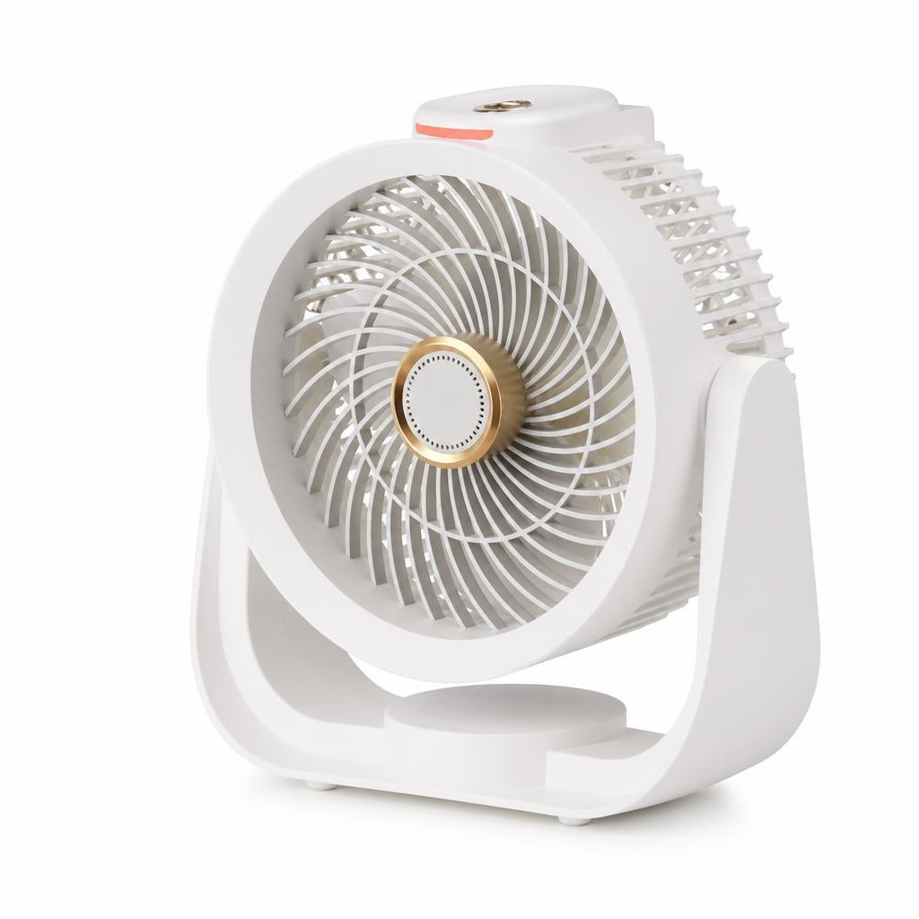 Ventilador de mesa 3 en 1, foto limpia
