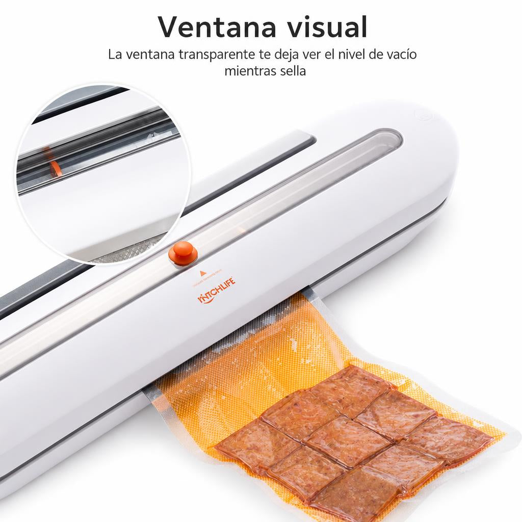 Ventana visual para ver el nivel de vacío